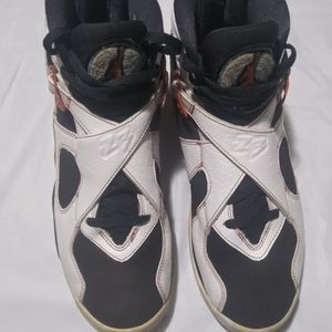 Air Jordan 8 Retro 'Black Toe'. Size 10.5.
